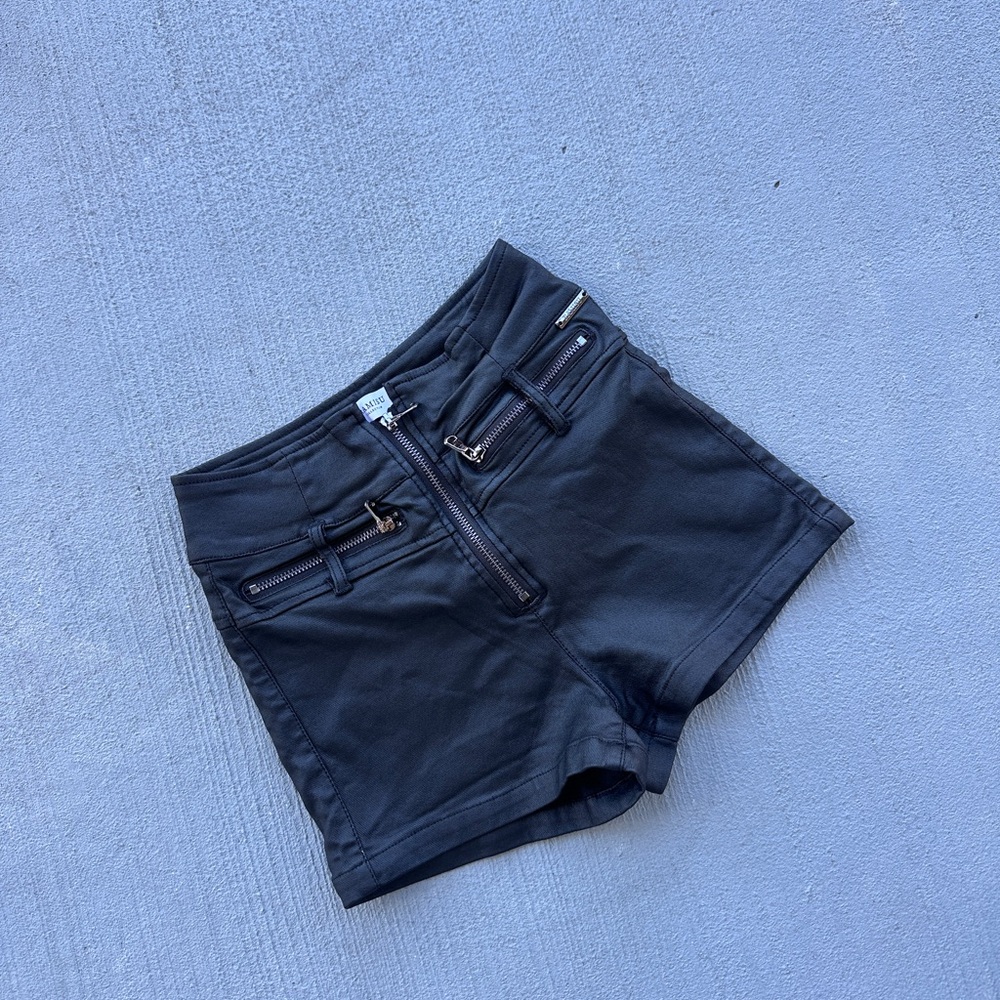 Amisu Charcoal High Waist Women's Shorts